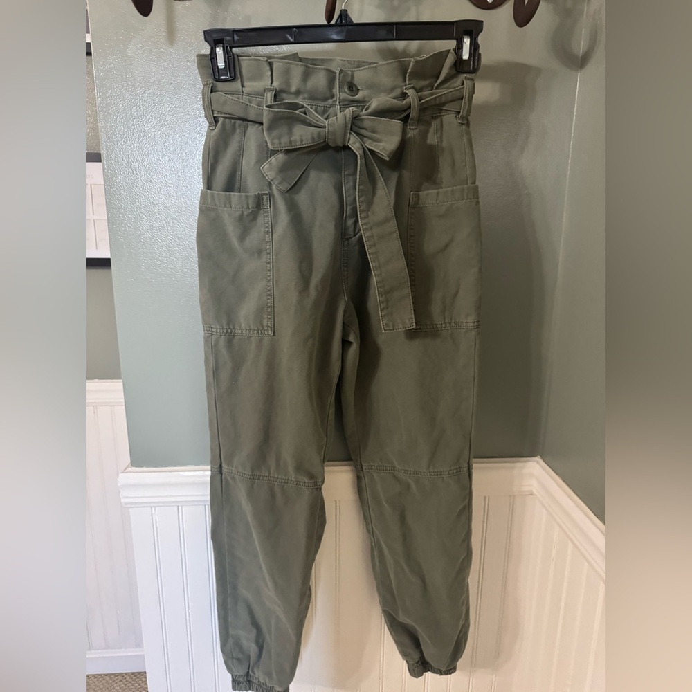 Joes High Waisted Paperbag Utility Jogger Pants Size 24 - Picture 4 of 12